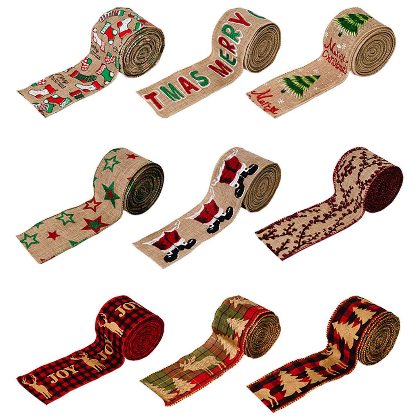 Christmas Polyester Ribbon